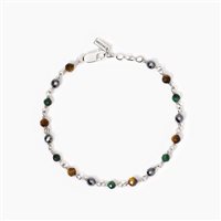 Bracciale Mabina Uomo Giramondo in Argento 533856 - 533856